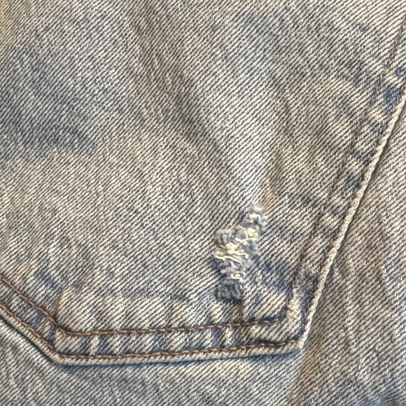 EUC Abercrombie & Fitch Light Denim Jeans The 90’s Straight Ultra High Rise - Picture 10 of 16